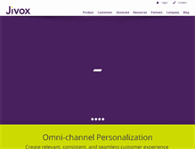 Tablet Screenshot of jivox.com
